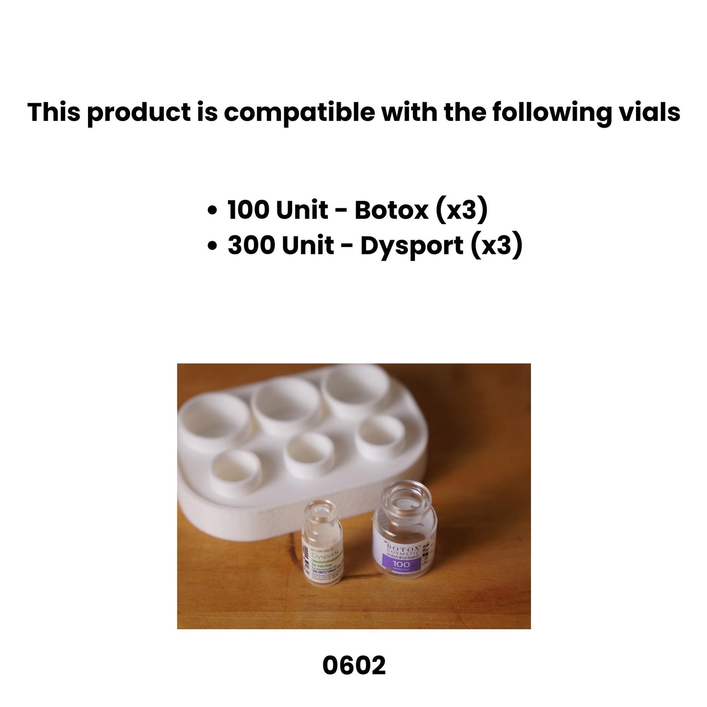 Botox & Dysport - NeuroNest Spill Reducing Vial Holder